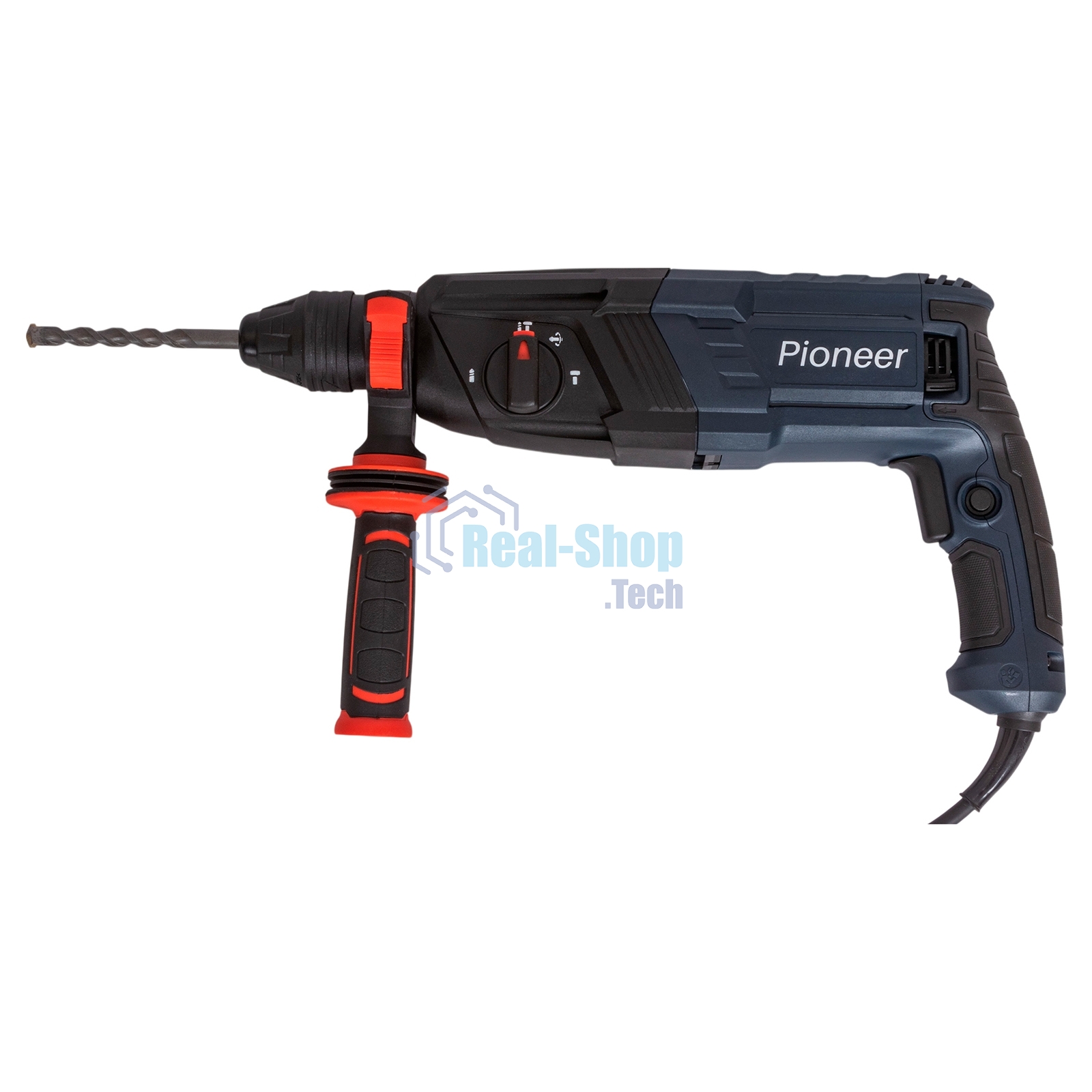 Перфоратор PIONEER RH-E1100H-01C, SDS-plus, 1100 Вт, 4 Дж, от сети