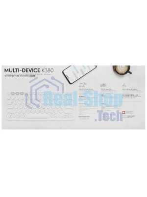 Клавиатура Logitech K380, белый 920-009163