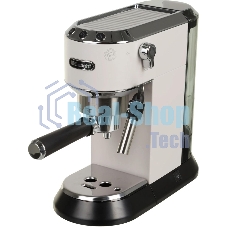Кофеварка эспрессо DeLonghi EC685.W белый, исп. кофе - молотый/чалды, 1.1 л, 1350 Вт, 15 бар