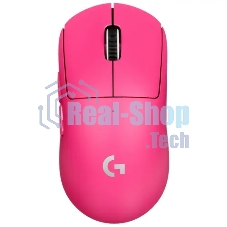Мышь беспроводная Logitech G PRO X Superlight 2 розовый, 32000 dpi, радиоканал, USB, кнопки - 5