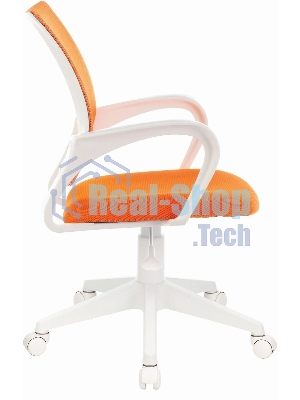 Кресло Бюрократ CH-W695NLT TW-38-3 TW-96-1 оранжевый, сетка/ткань, 120 кг, механизм качания