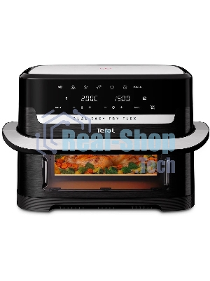 Аэрогриль Tefal Dual Easy Fry Flex EY9228E0 черный, 2700 Вт, 9 л, сенсор, 6 программ