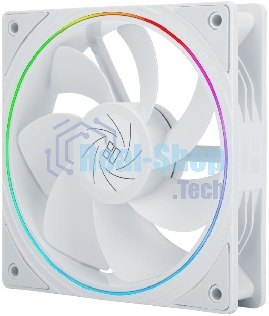 Кулер для корпуса Thermalright TL-S12RW Reverse (120x120x25mm, 4-pin PWM, ARGB, 47.6CFM, 23.2dBA, 1500RPM, White)
