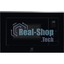 Встраиваемая микроволновая печь Electrolux LMS4253TMX/с грилем, объем 25 л., высота 390 мм, черный/нерж. Сталь