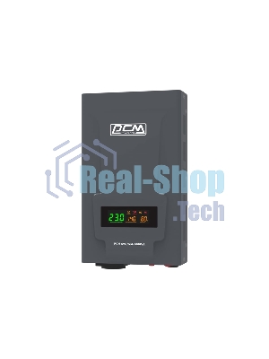 Стабилизатор напряжения Powercom WM-1000VA 800Вт 1000ВА графитовый