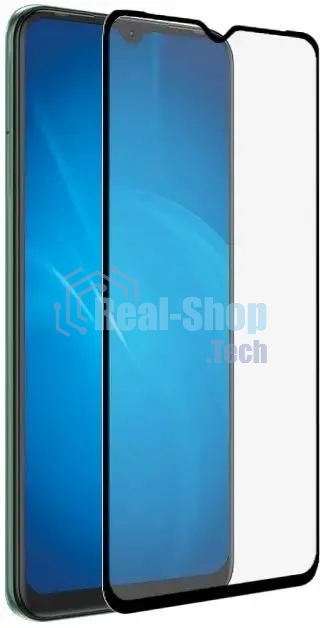 Защитное стекло для экрана DF tColor-04 для Tecno Spark 7 2.5D, 1 шт, черный df tcolor-04 (black)