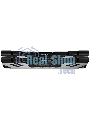 Оперативная память Kingston Fury Renegade, DDR5, 32GB (2x16GB), 6400MHz, CL32, DIMM, с радиатором, серебристый/черный