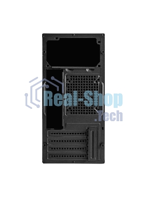 Компьютерный корпус Minitower ExeGate BAA-308MUC-UNS400 (mATX, БП UNS400 с вент. 12см, 1хUSB+1хUSB 3.0+1хTypeC, HD Audio, черный)