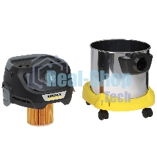 Строительный пылесос Karcher KWD 3 S V-15/4/20 AE *EU (уборка: сухая/влажная) желтый