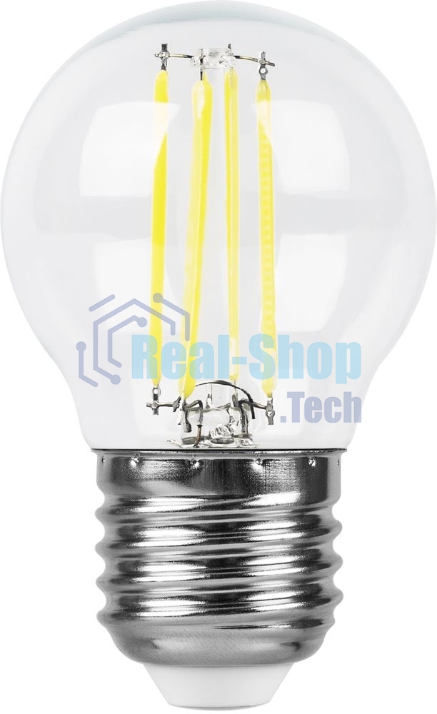 Лампа светодиодная Feron LB-61 филаментная 5W 230V E27 4000K