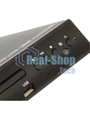 Плеер DVD Hyundai H-DVD100 черный ПДУ