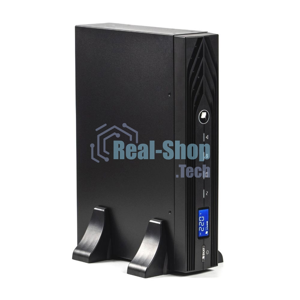 Источник бесперебойного питания (489) Бастион SKAT-UPS 1500ВА/1350Вт RACK 2U/On-Line/3хАКБ(40-120А·ч)/220В/SNMP slot/5 л.г./МИНПРОМТОРГ реестр (an.SMT1500RMI2U)