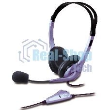 Гарнитура Genius HS-04S фиолетовый, проводная, USB-C/jack