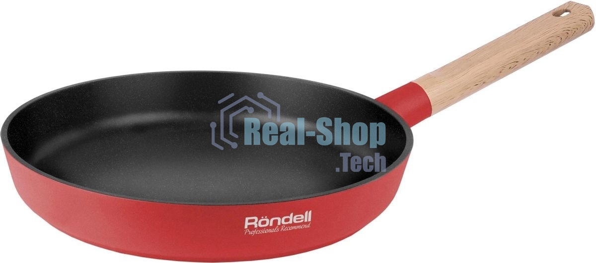 Сковорода Rondell Red Edition RDA-1006, 28 см, без крышки, красный