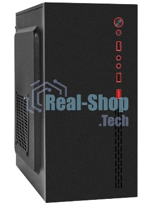 Компьютерный корпус Miditower ExeGate AA-443U-UNS400 (ATX, БП UNS400 с вент. 12см, 2хUSB+1хUSB 3.0+HD Audio, черный)