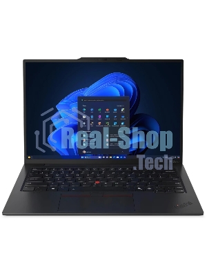 Ноутбук ThinkPad X1 Carbon Gen 13 Aura Edition WUXGA (1920x1200) IPS 500N, Ultra 7 265U, 16GB Soldered LPDDR5x, 1TB SSD M.2, Integrated Graphics, WiFi6E, BT, TPM2, FPR, IR Cam, 57Wh, 65W USB-C, Win 11 Pro, 1
