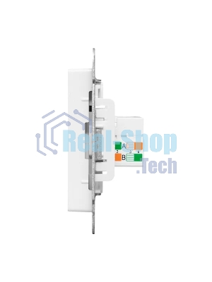Механизм розетки RJ45 (cat5) EKF UP1-SOW-RJ45-5 белый Эпика