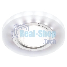 Точечный светодиодный светильник Ambrella Light матовый/хром/MR16+3W/LED WHITE/ S214 WH/CH/WH