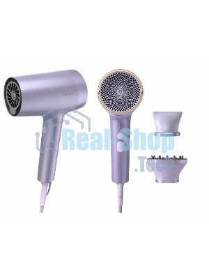 Фен Philips BHD720/10 фиолетовый, 1800 Вт, ионизация