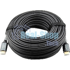 Кабель аудио-видео Cactus CS-HDMI-AOC-2-50 HDMI (m)/HDMI (m) 50м. позолоч.конт. черный