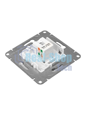 Механизм розетки RJ45 (cat5) EKF UP1-SOW-RJ45-5 белый Эпика