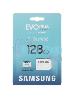 Флеш карта Samsung EVO Plus microSDXC 128 Gb MB-MC128SA/APC