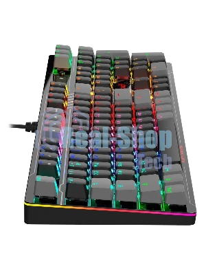 Клавиатура проводная A4Tech Bloody B808N USB черный/серый