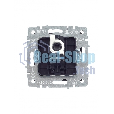 Розетка компьютерная IEK BRITE РК10-БрС RJ45 кат.5E сталь