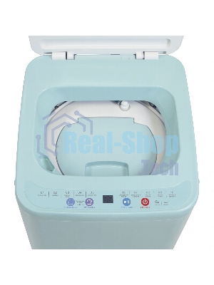 Стиральная машина Willmark WMA-451GH бирюзовый, загрузка вертикальная 3.5 кг, 800 об/мин