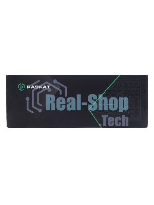 Клавиатура Raskat KM004 проводная, USB Type-A, зелёный/серый