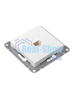 Механизм розетки RJ45 (cat5) EKF UP1-SOW-RJ45-5 белый Эпика