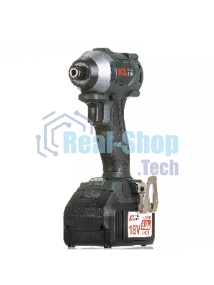 Профессиональный бесщеточный винтоверт аккумуляторный KLPRO KLDV18BH-50 (18В, Li-ion-2шт, 5.0А·ч, 220Нм, 2 скорости, подсветка,З/У,в кейсе)