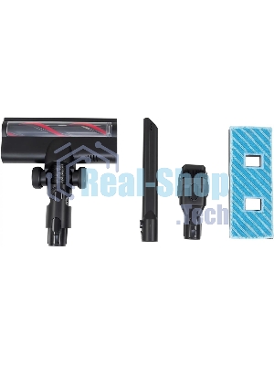 Пылесос вертикальный Vitek VT-CLS01AQUA черный/медный, питание от аккумулятора, 250 Вт, уборка влажная/сухая, пылесборник 0.55 л