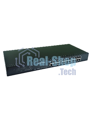Коммутатор неуправляемый NEOMAX NMS-124P-100-SR, 24 порта 100 Mbps, металл Rack