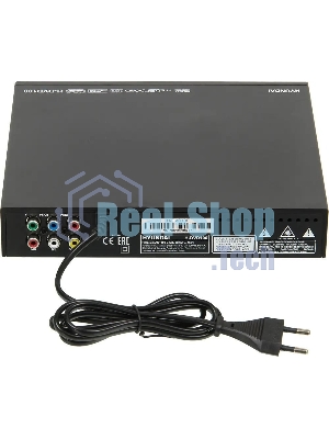 Плеер DVD Hyundai H-DVD100 черный ПДУ