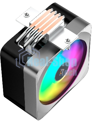 Кулер для процессора CPU Cooler Ocypus Delta A40 EX BK Digital (200W, 4-pin PWM, LED temp., 157mm, Al/Cu, 4x6mm, ARGB, 1x120mm, 60CFM, 31dBA, 1600RPM, S: 1851/1700/1200/115X, AM5/AM4, black)