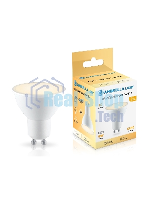 Лампа светодиодная Ambrella light 180903 LED MR16 9W IC GU10 2700K 175-265V