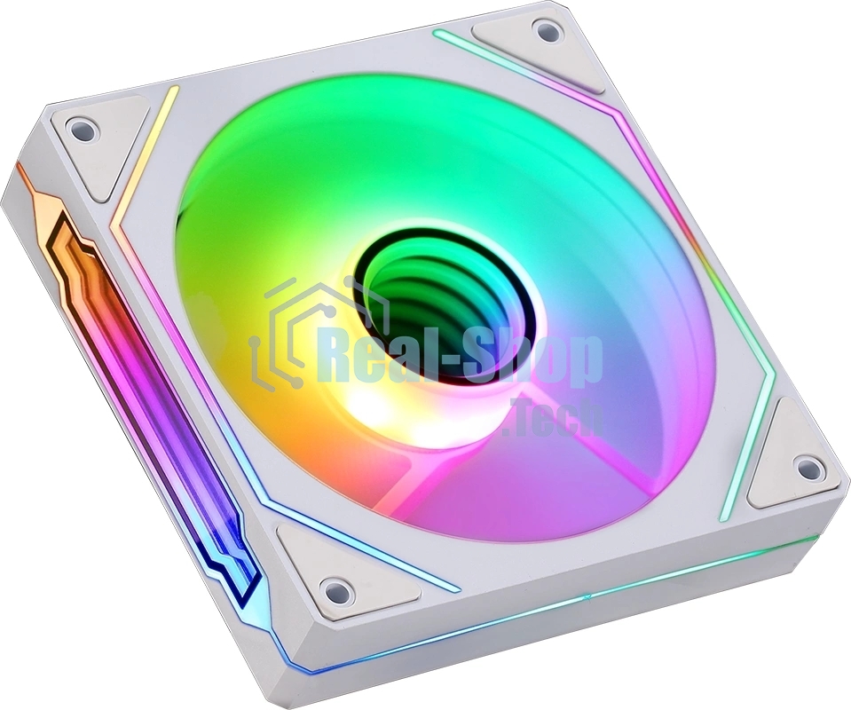 Вентилятор для корпуса Aerocool/Formula Floe 12WH ARPW ARGb белый, 120 мм, 1500 об/мин, 26.8 дБ, 4 pin