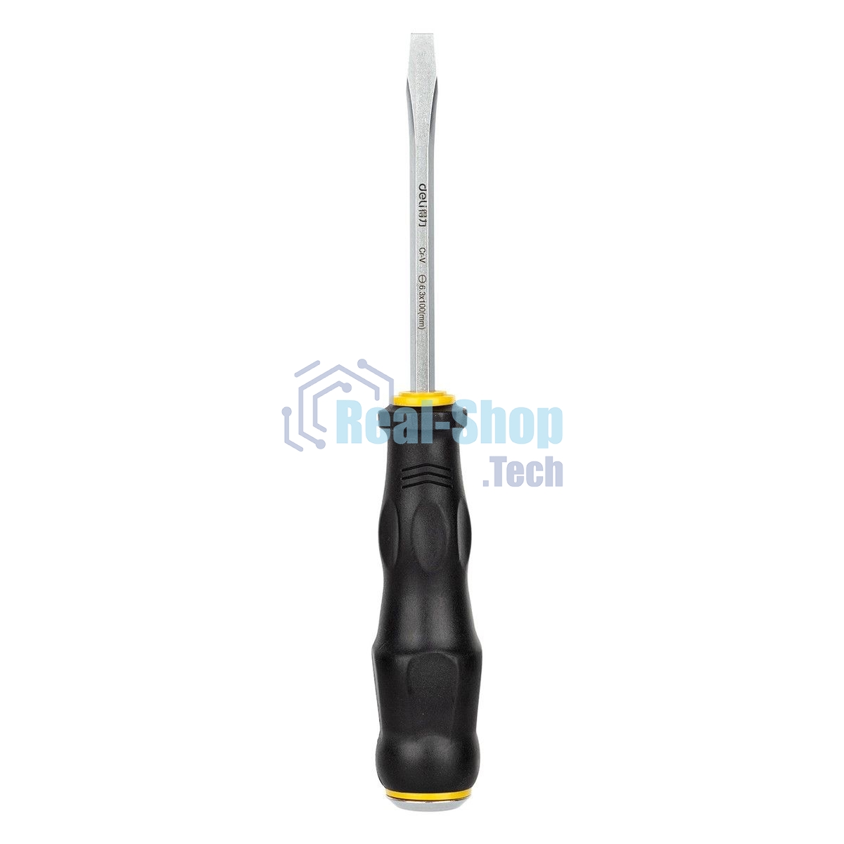 Отвертка шлицевая со сквозным хвостовиком (ударная) Deli DL6270041 SL6x100