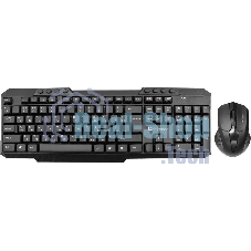Комплект клавиатура+мышь Defender Jakarta C-805 беспроводной, USB, 1600 DPI, чёрный