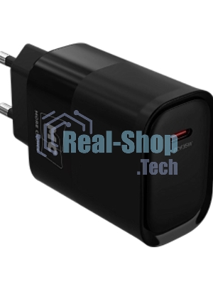 Сетевое зарядное устройство MORE CHOICE (4620202553515) NC68 1Type-C 3.0A PD 35W, черный