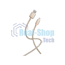 Кабель Smartbuy (iK-12-S02g) S02 MicroUSB золотистый, 3 А, 1 м