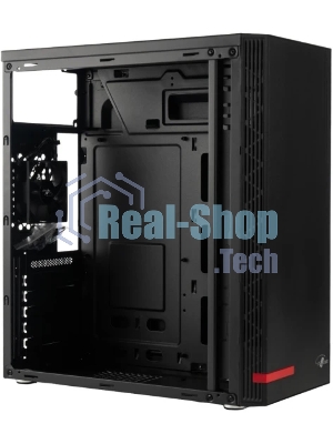 Корпус ATX Eurocase M12 черный, ABS пластик, 2*USB2.0, USB3.0, HD AUDIO
