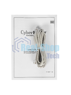 Источник бесперебойного питания CyberPower PR1000ELCDRT1U/1000 ВА/800 Вт/USB/RS-232/EPO/SNMPslot/6 x IEC 320 C13 (компьютерная)