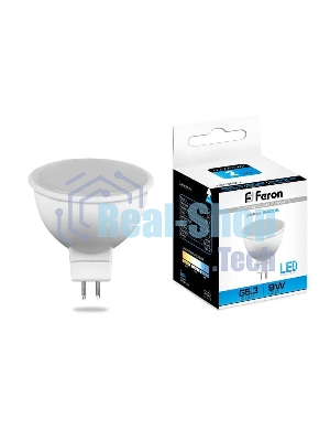 Лампа светодиодная Feron LB-560 9W 230V G5.3 6400K MR16