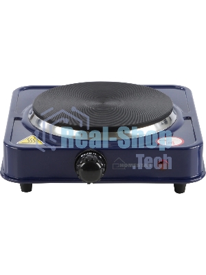 Плита настольная электрическая Homestar HS-1102, 1 конф. сапфир, блин 1000 Вт