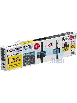 Кронштейн для телевизора Holder LCD-F4611 черный, 32