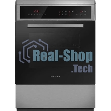 Плита электрическая Maunfeld MEC611CS10TD серебристый, конфорок 4 шт, духовка 59 л, 60 см x 85 см x 63 см