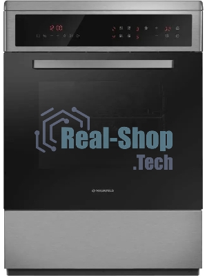 Плита электрическая Maunfeld MEC611CS10TD серебристый, конфорок 4 шт, духовка 59 л, 60 см x 85 см x 63 см
