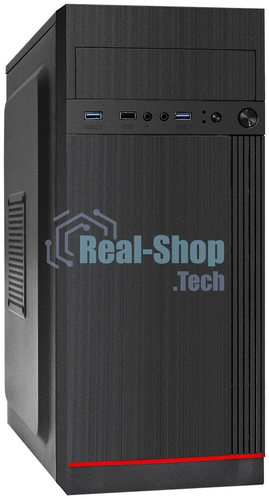 Компьютерный корпус Miditower ExeGate AA-442U2-UNS400 (ATX, БП UNS400 с вент. 12см, 1хUSB+2хUSB 3.0, аудио, черный)